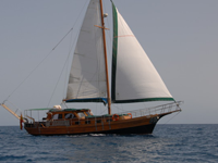 Gulet turque de bateau a voile de paradis